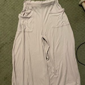 Free people blissed out wide leg pants in lilac